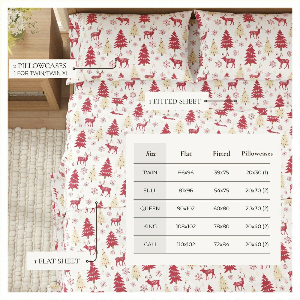 100% Turkish Cotton Flannel Sheet Sets - Boulder Collection | Plow & Hearth