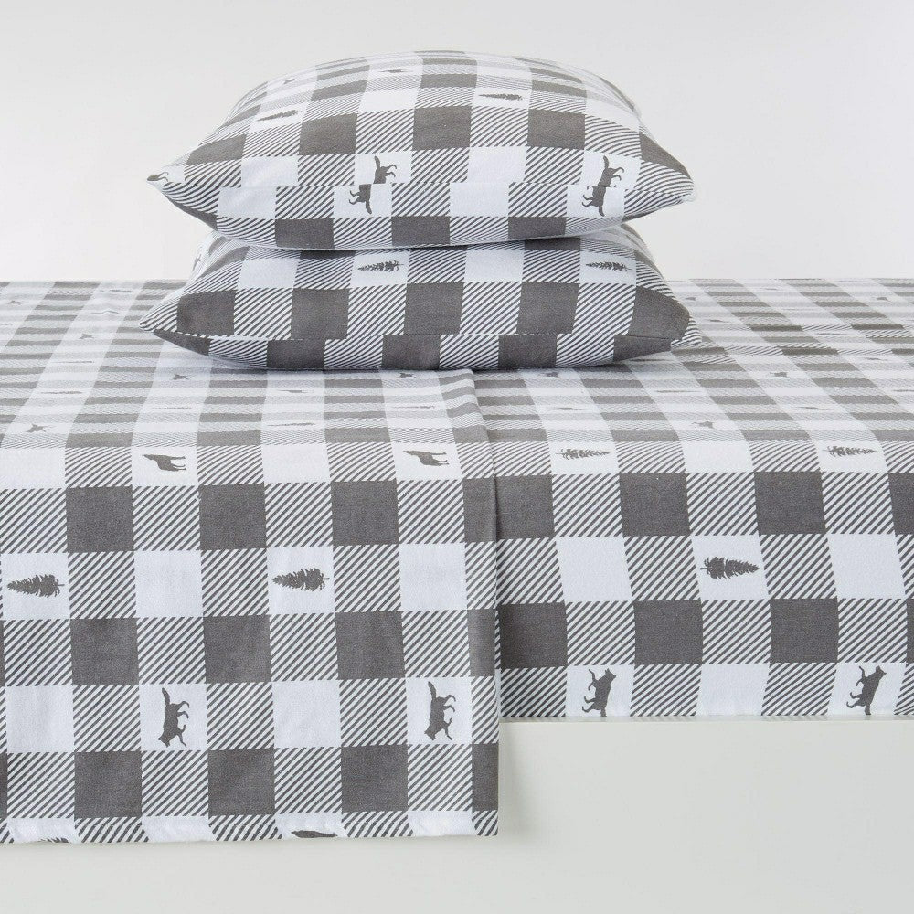 100% Turkish Cotton Flannel Sheet Sets - Boulder Collection | Plow & Hearth