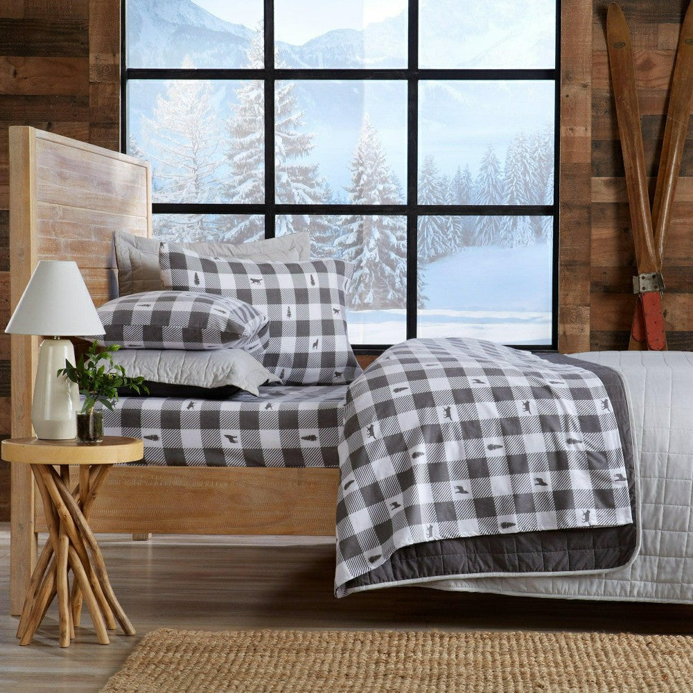 100% Turkish Cotton Flannel Sheet Sets - Boulder Collection | Plow & Hearth