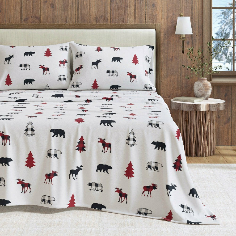 100% Turkish Cotton Flannel Sheet Sets - Boulder Collection | Plow & Hearth