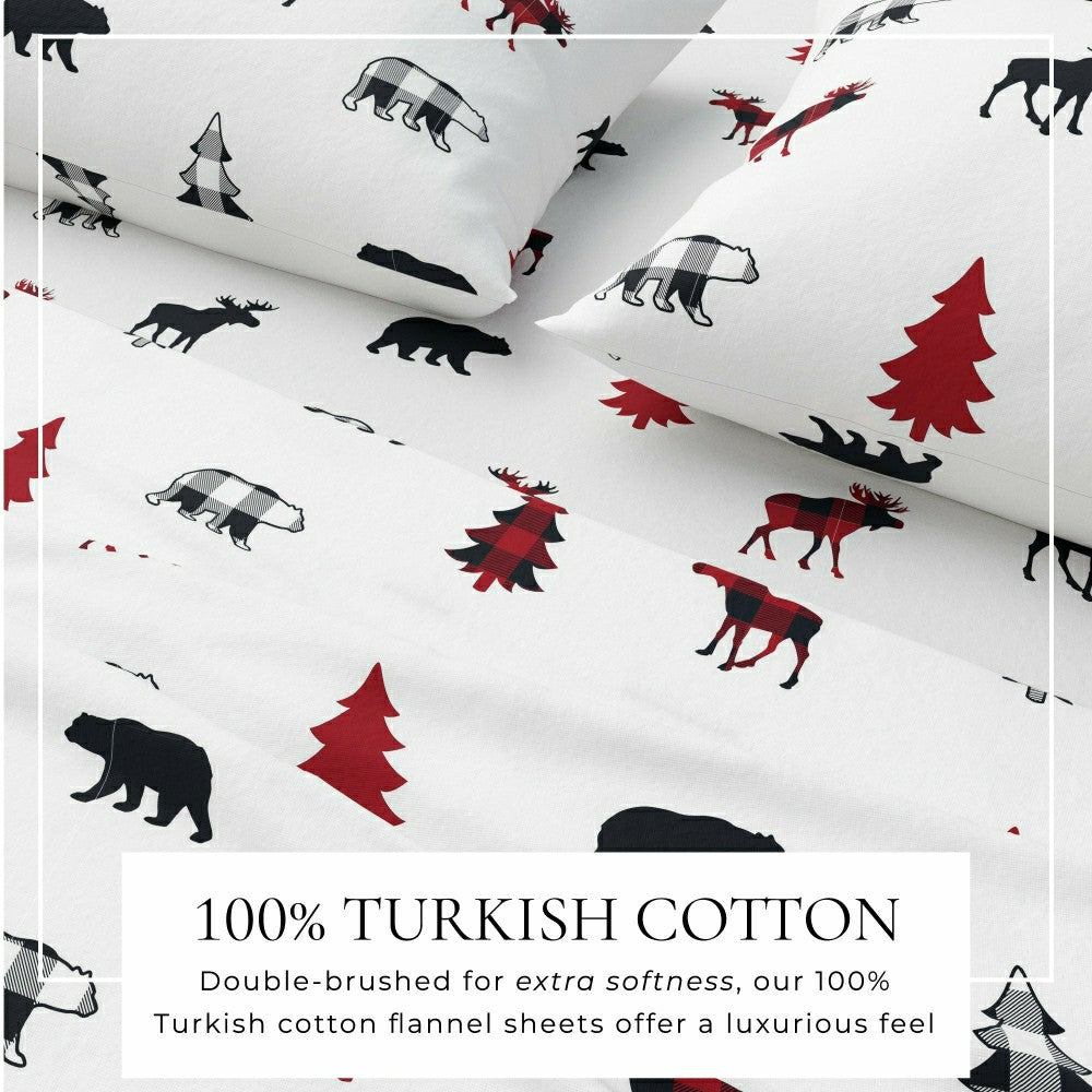100% Turkish Cotton Flannel Sheet Sets - Boulder Collection | Plow & Hearth