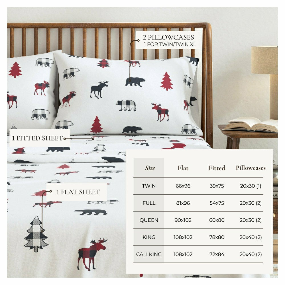 100% Turkish Cotton Flannel Sheet Sets - Boulder Collection | Plow & Hearth
