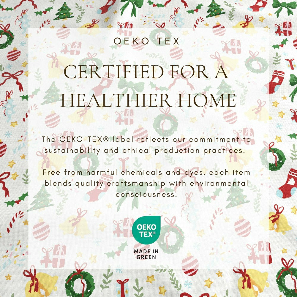 4-Piece Turkish Cotton Christmas Flannel Sheet - Whittaker Collection | Plow & Hearth