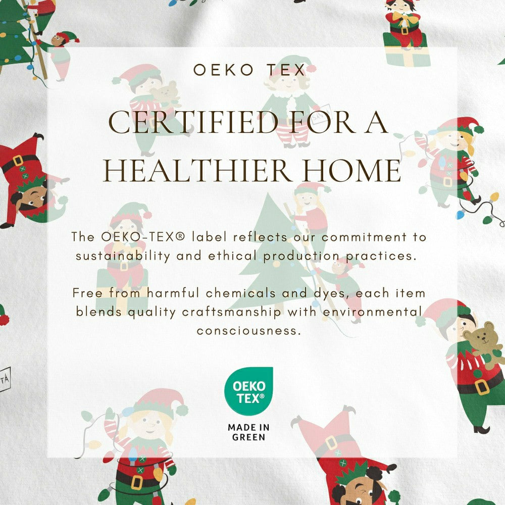 4-Piece Turkish Cotton Christmas Flannel Sheet - Whittaker Collection | Plow & Hearth