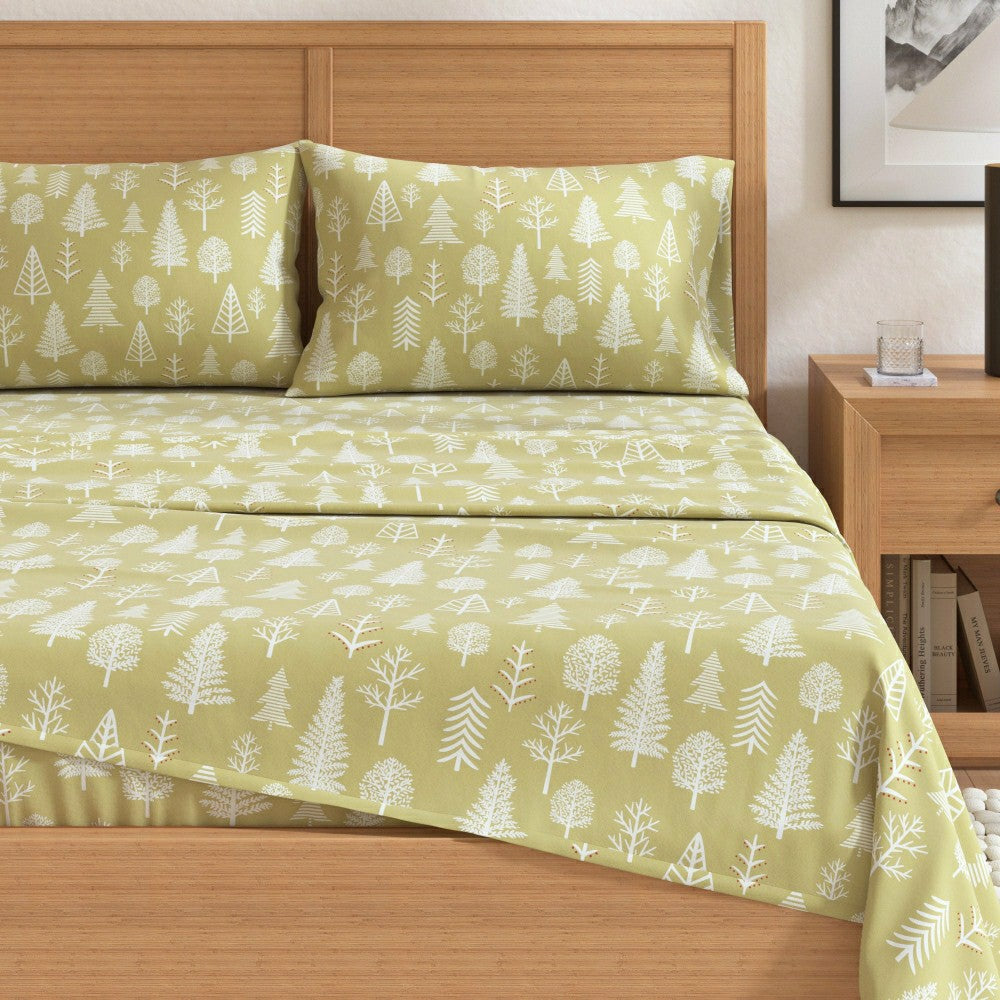 4-Piece Turkish Cotton Flannel Sheet - Lakeview Collection | Plow & Hearth