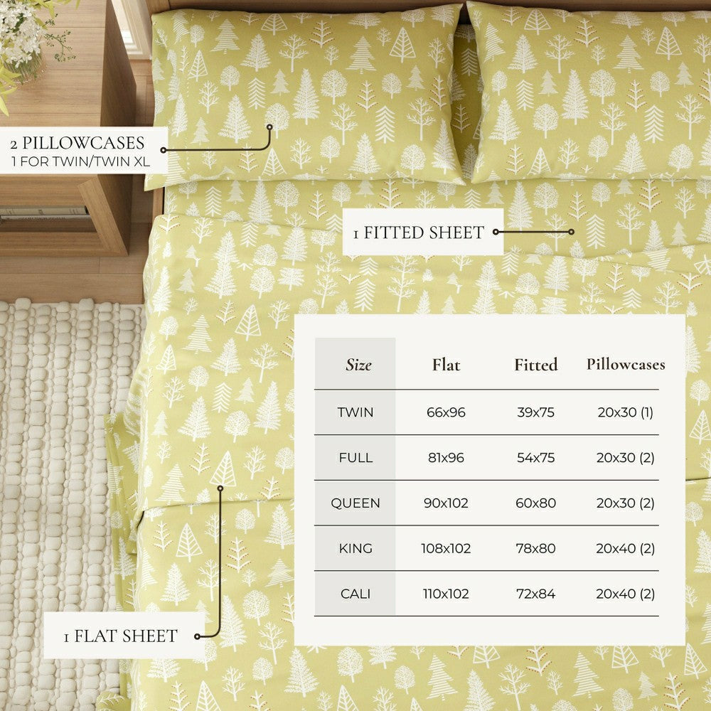4-Piece Turkish Cotton Flannel Sheet - Lakeview Collection | Plow & Hearth