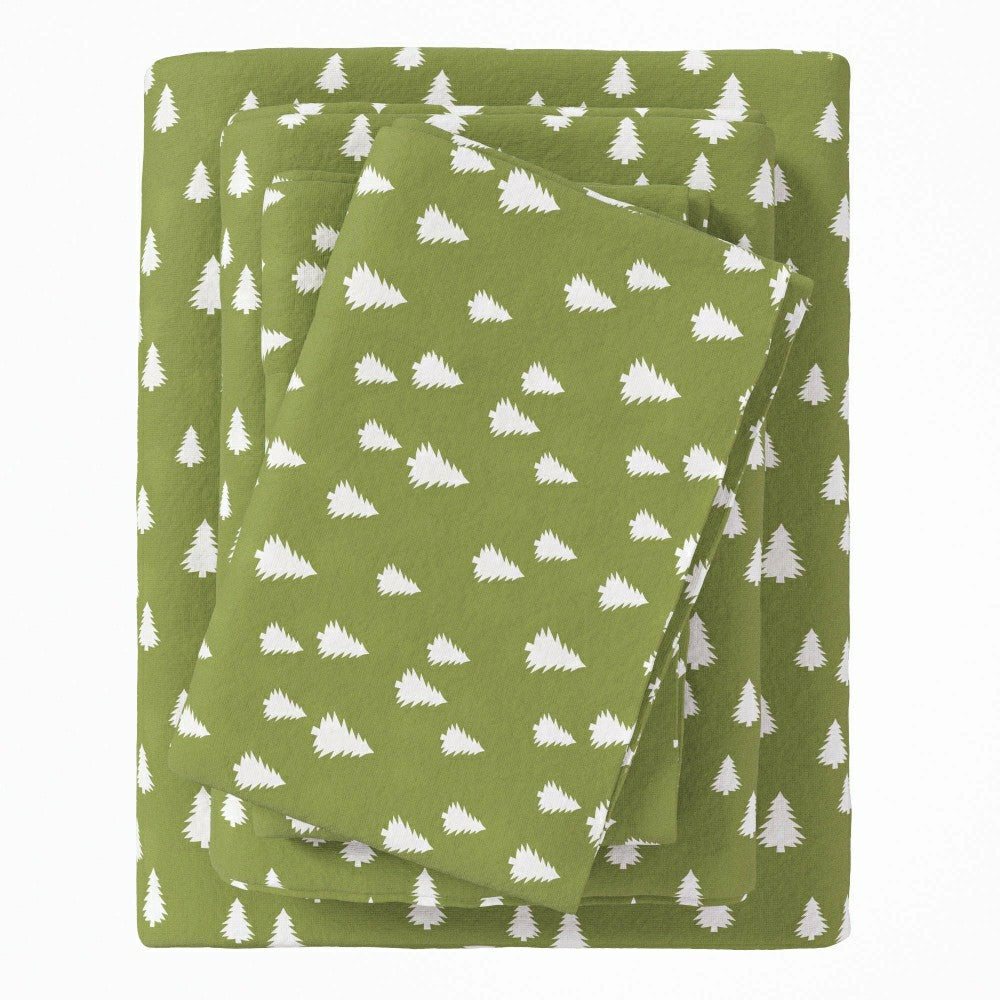 4-Piece Turkish Cotton Flannel Sheet - Lakeview Collection | Plow & Hearth