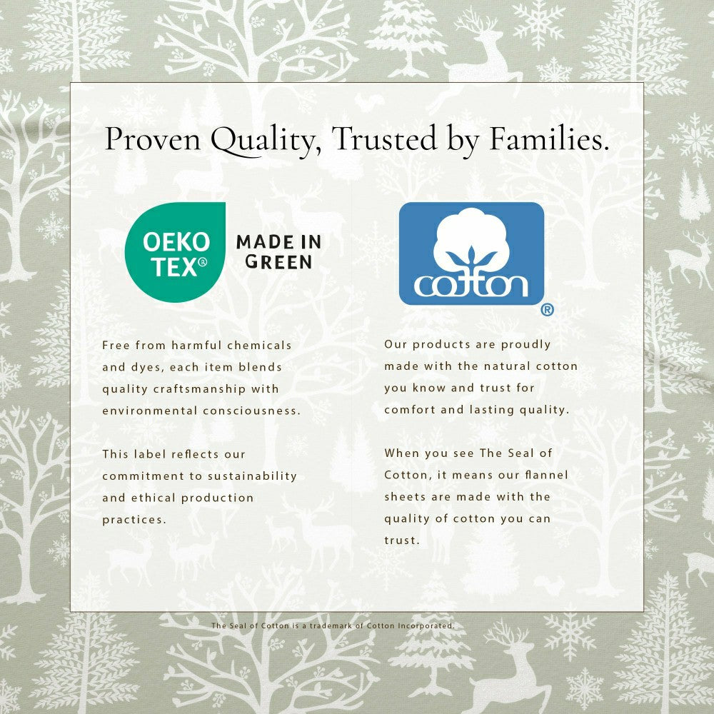 4-Piece Turkish Cotton Flannel Sheet - Lakeview Collection | Plow & Hearth