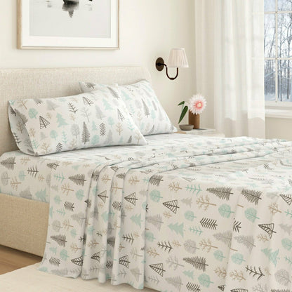 4-Piece Turkish Cotton Flannel Sheet - Lakeview Collection | Plow & Hearth