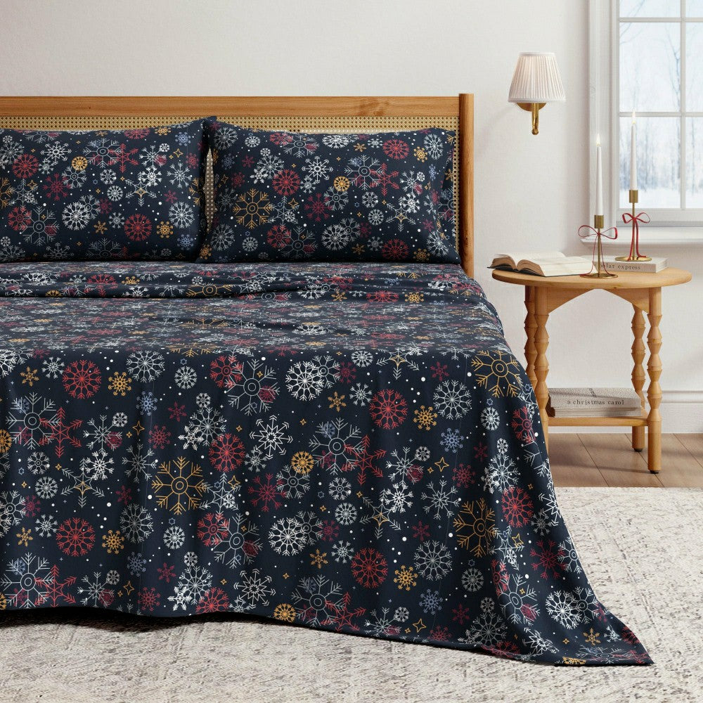 4-Piece Turkish Cotton Flannel Sheet - Lakeview Collection | Plow & Hearth