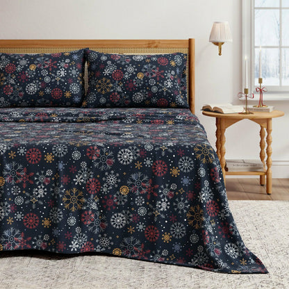 4-Piece Turkish Cotton Flannel Sheet - Lakeview Collection | Plow & Hearth