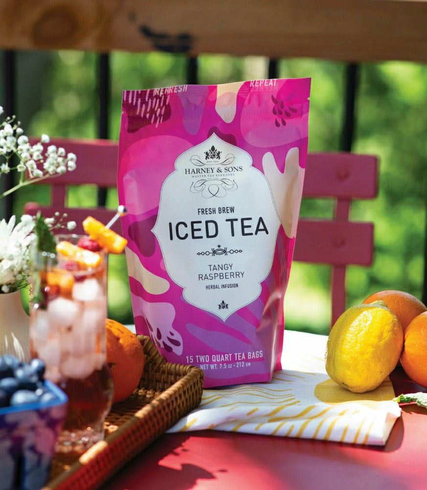 Raspberry Herbal Fresh Brew Iced Tea | Plow & Hearth