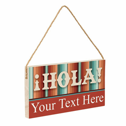 Southwest/Texas Everyday Hanging Signs w/rope Landscape (11“x6”)​ | Plow & Hearth