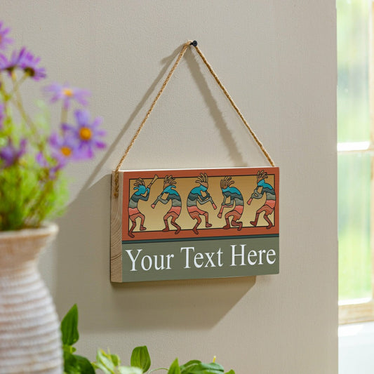 Southwest/Texas Everyday Hanging Signs w/rope Landscape (11“x6”)​ | Plow & Hearth