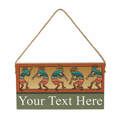 Southwest/Texas Everyday Hanging Signs w/rope Landscape (11“x6”)​ | Plow & Hearth