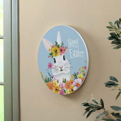 Bunny Blooms Floral Bunny , 18" Door Décor | Plow & Hearth