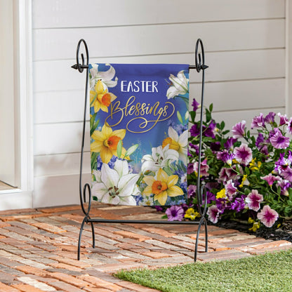 Blessings For Easter Suede Garden Flag | Plow & Hearth