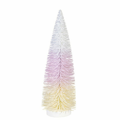 Bunny Blooms Table Decor Plastic Bottle Brush Ombre Tree, Set of 2 | Plow & Hearth