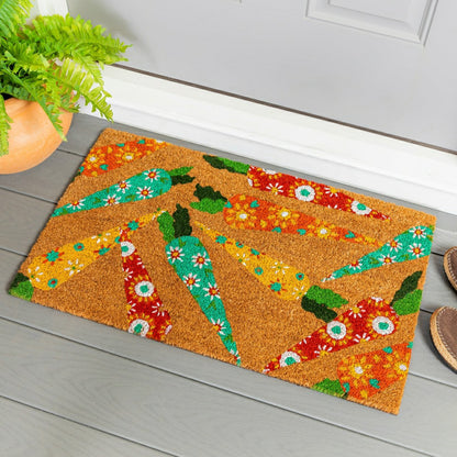 Bunny Bait Bunch Coir Mat | Plow & Hearth