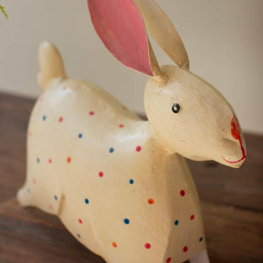 Metal Rabbit Garden Statue, Set of 2 | Plow & Hearth
