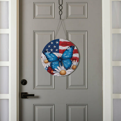 Patriotic Butterfly PVC16"D Door Décor | Plow & Hearth