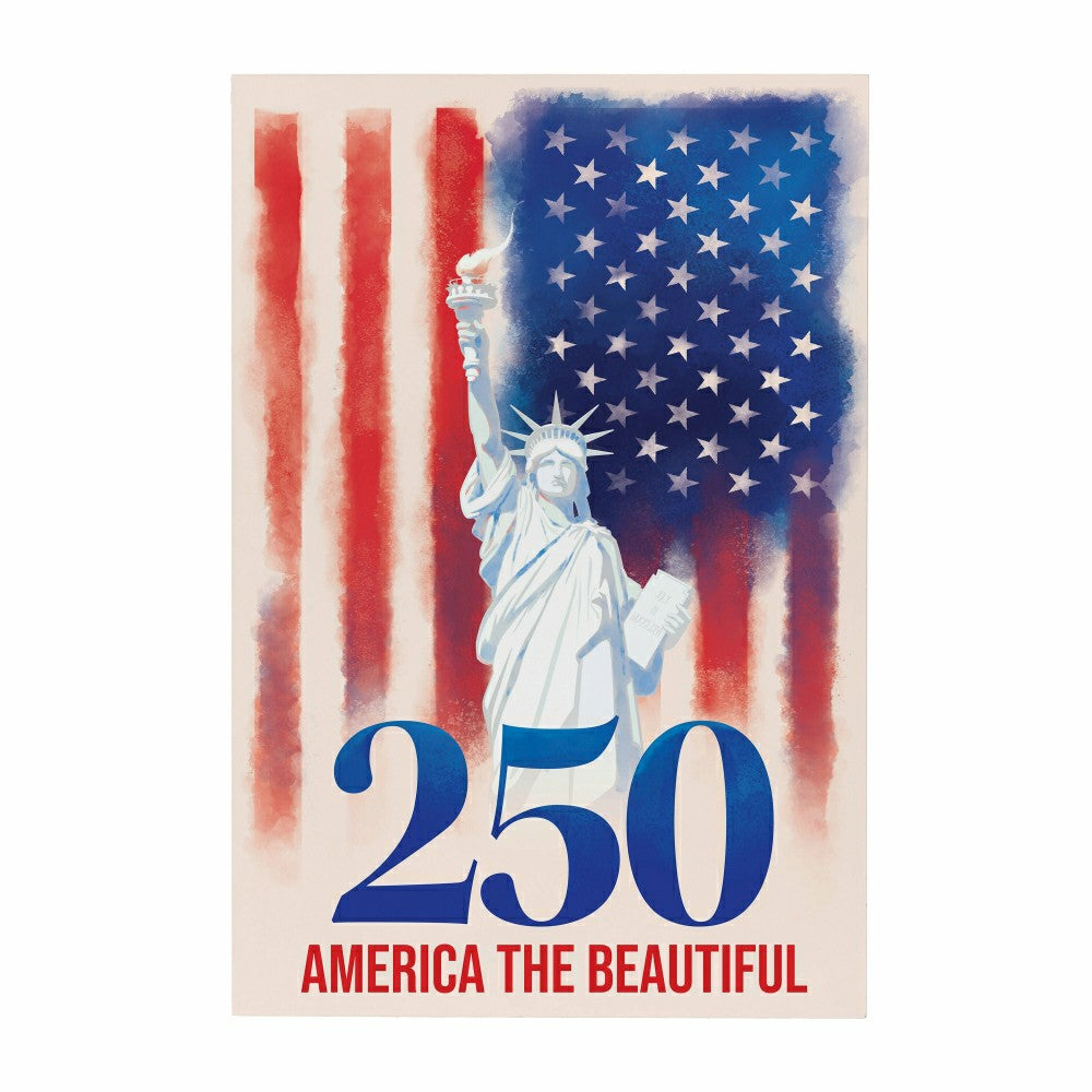 Red White & Bloom Indoor Wood Wall Décor, 250 America The Beautiful, 2 | Plow & Hearth
