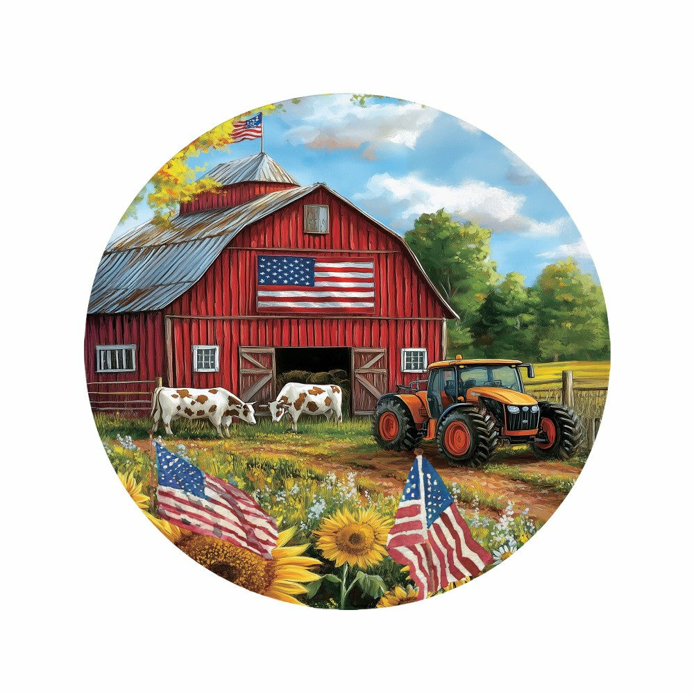 Patriotic Barn 16"D Door Décor | Plow & Hearth