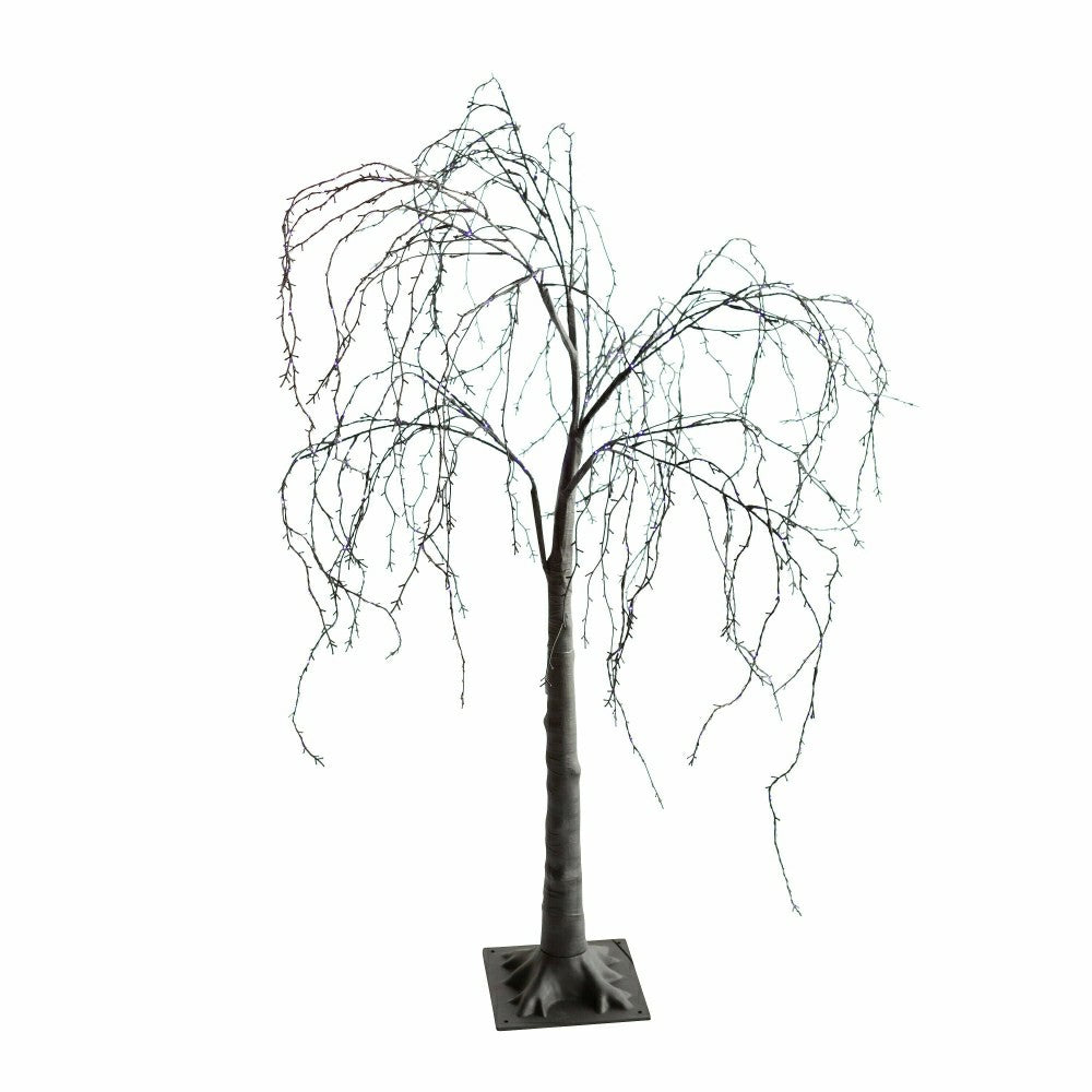 Indoor/Outdoor Halloween Weeping Willow, 4'H with 300 Lights | Plow & Hearth