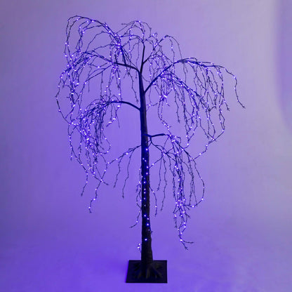 Indoor/Outdoor Halloween Weeping Willow, 6'H with 500 Lights | Plow & Hearth