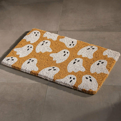 Halloween Ghost Coir Doormat | Plow & Hearth
