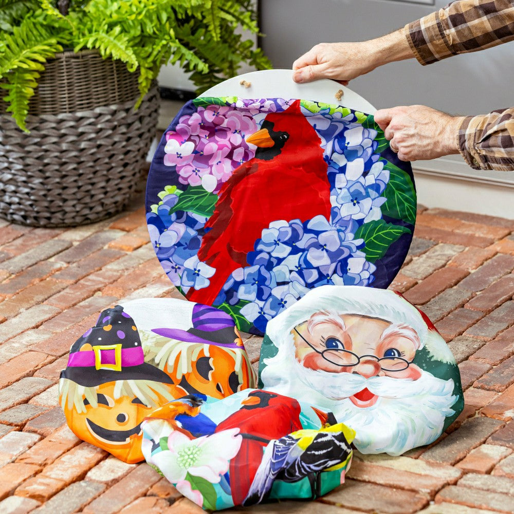 Nature and Holiday Charm, 4-Season Interchangeable Door Decor Set | Plow & Hearth