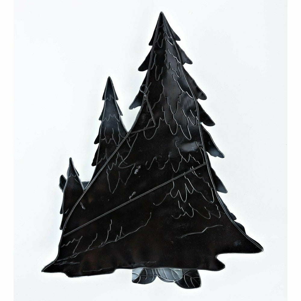 Capiz & Iron Winter Trees & Deer Wall Decor | Plow & Hearth
