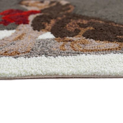 Indoor/Outdoor Hand-Hooked Good Dog Accent Rug, 30" x 48" | Plow & Hearth