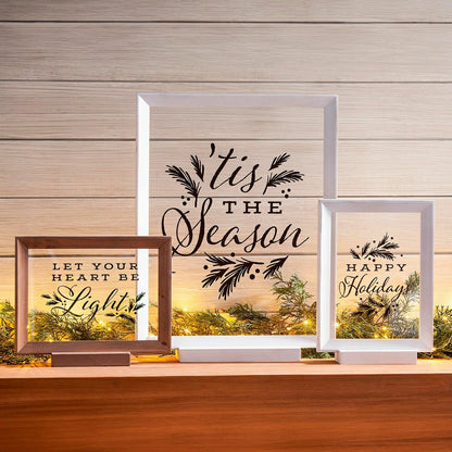 Framed Christmas Wishes Holiday Accents, Set of 3 | Plow & Hearth