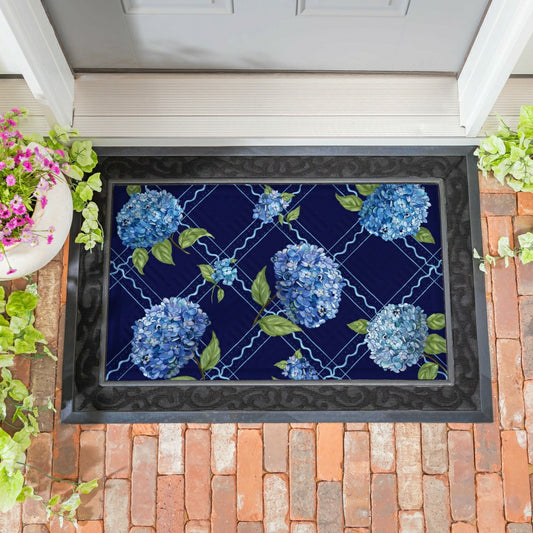 Vivastyle Embossed Mat, Hydrangea Haven Lattice | Plow & Hearth