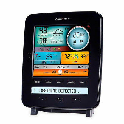 Five in One Wireless Weather Station with Animation and Lightning Dete | Plow & Hearth
