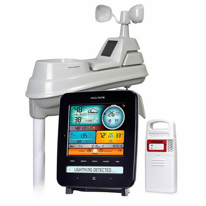 Five in One Wireless Weather Station with Animation and Lightning Dete | Plow & Hearth