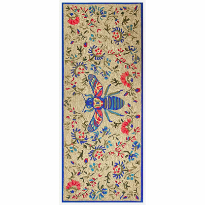 Liora Manne Frontporch Flora Bee Indoor/Outdoor Rug | Plow & Hearth