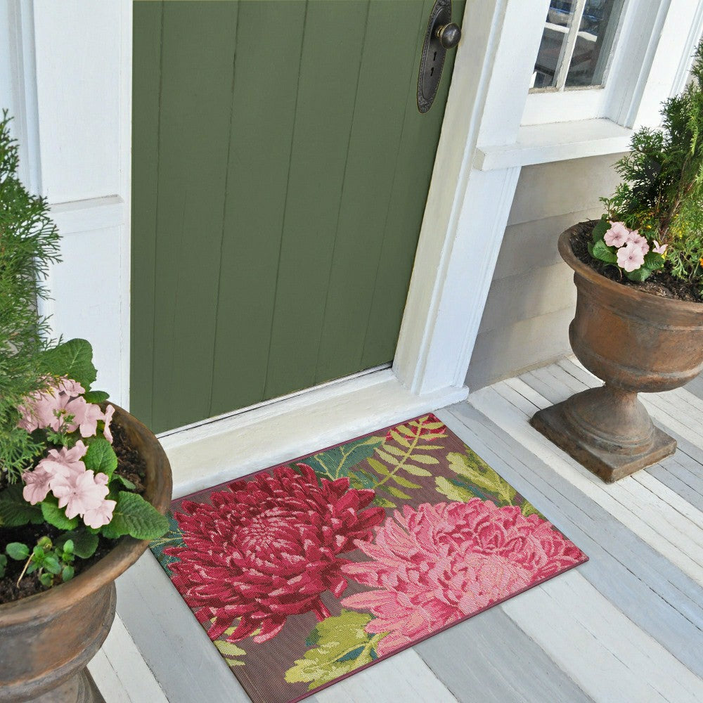 Esencia Mums Indoor/Outdoor Rug | Plow & Hearth