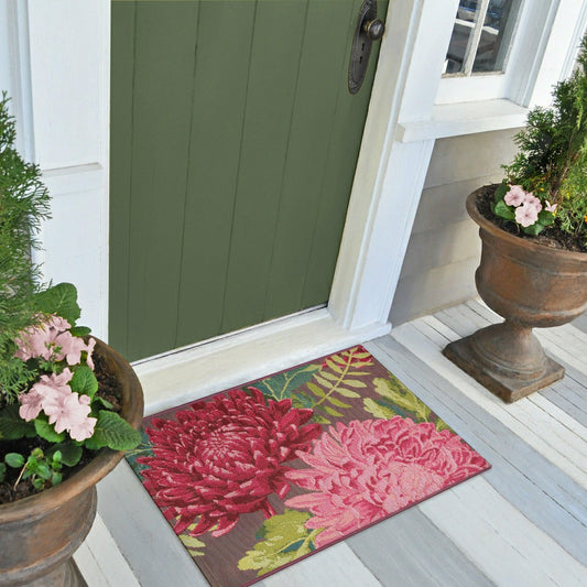 Esencia Mums Indoor/Outdoor Rug | Plow & Hearth