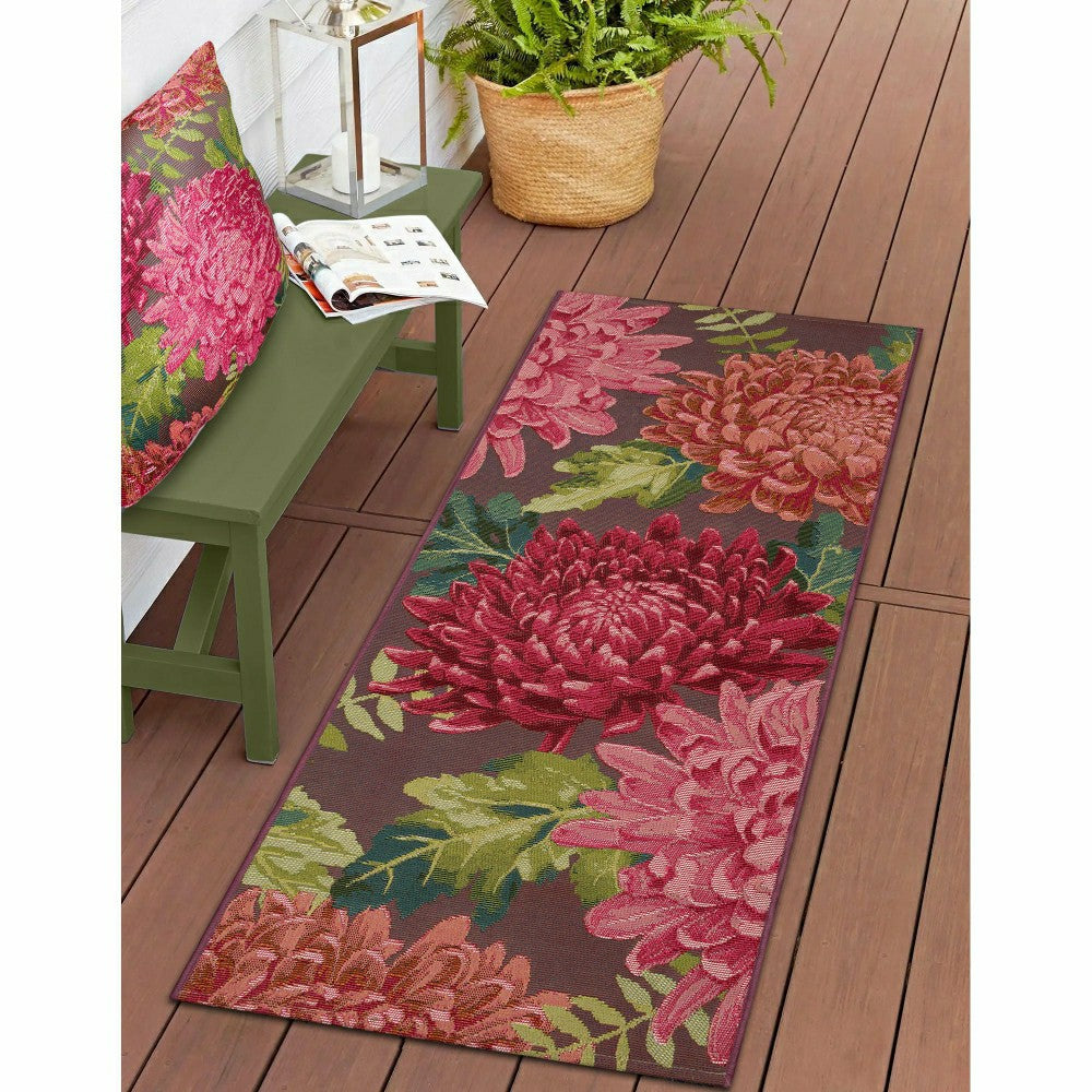 Esencia Mums Indoor/Outdoor Rug | Plow & Hearth