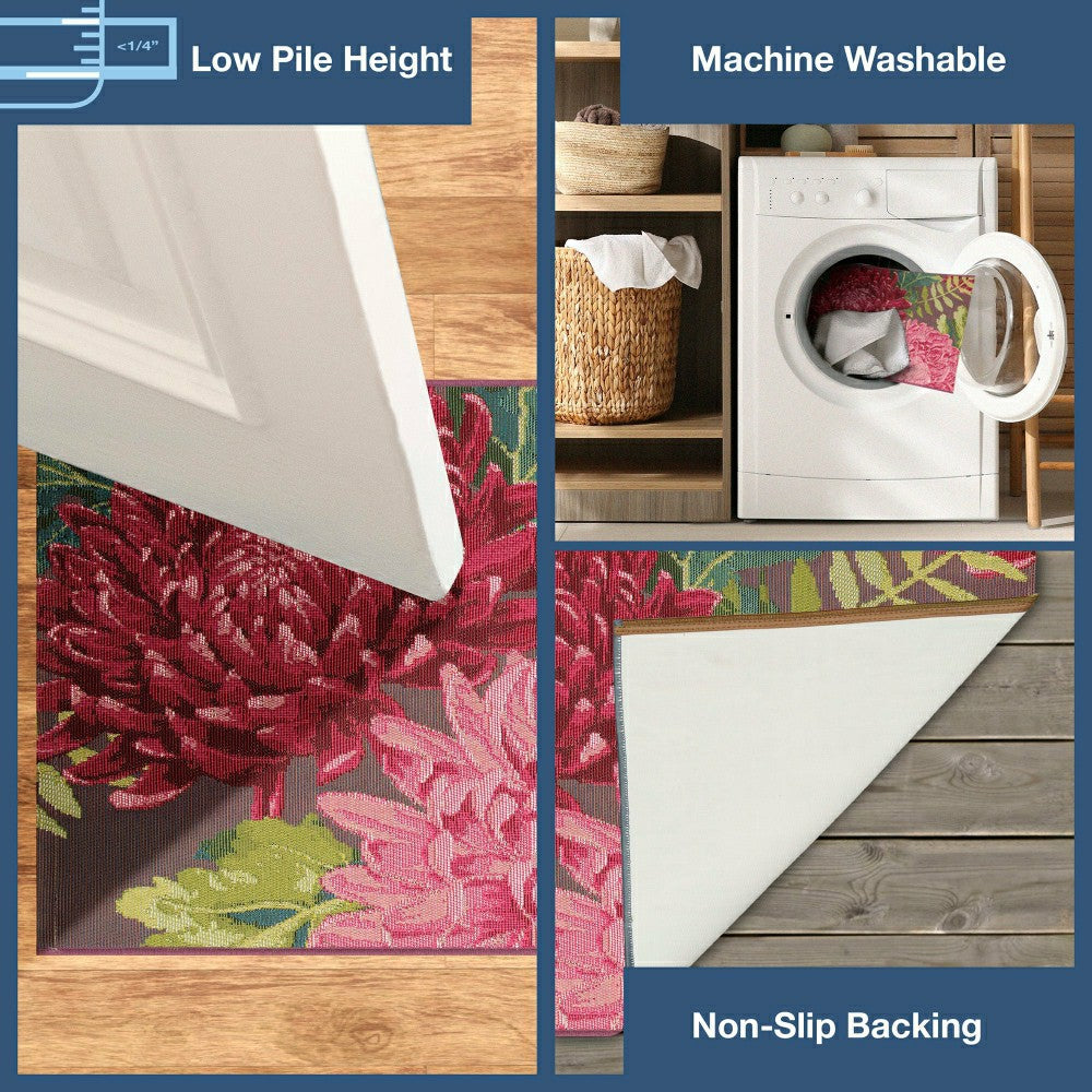 Esencia Mums Indoor/Outdoor Rug | Plow & Hearth