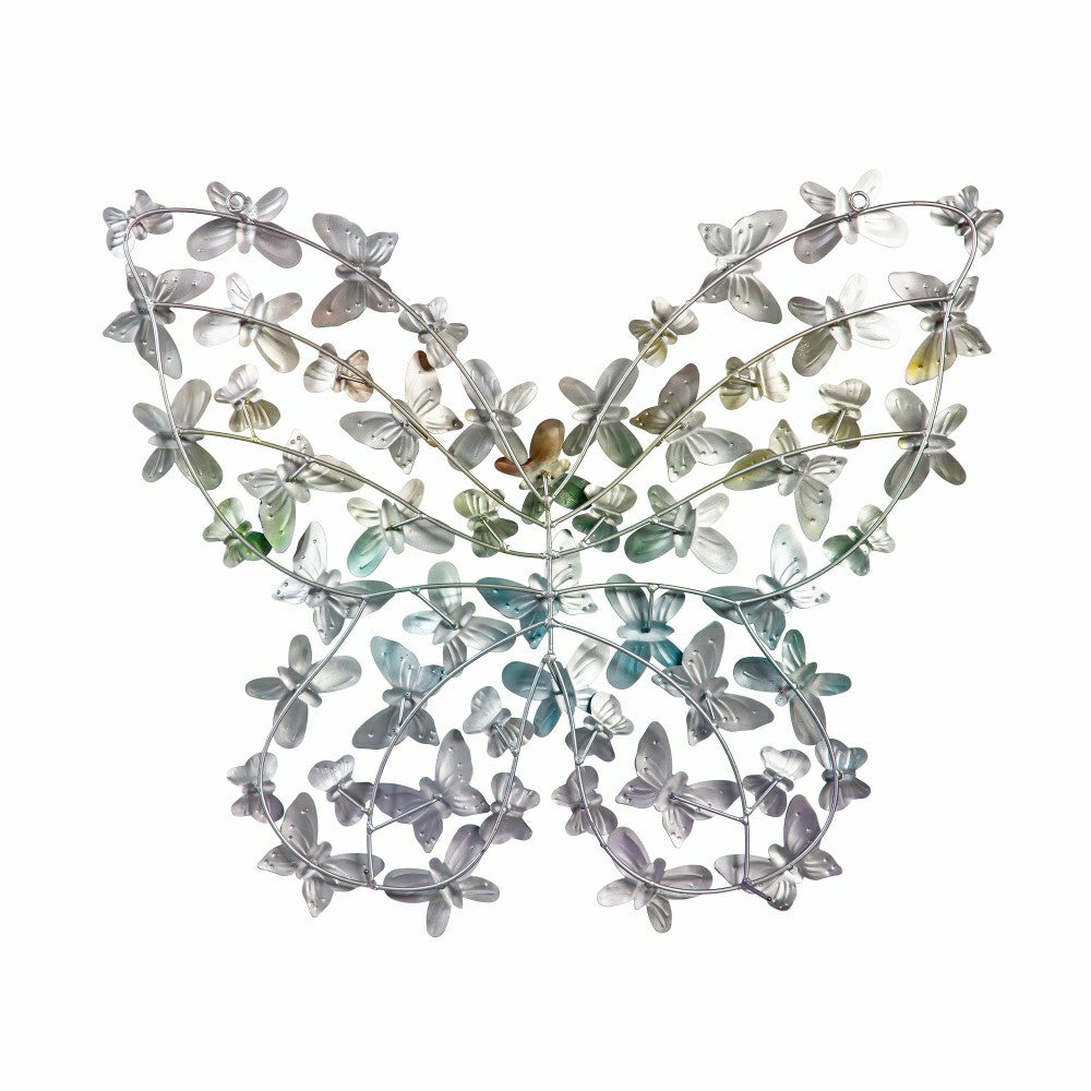 Rainbow Metal Butterfly Wall Décor | Plow & Hearth