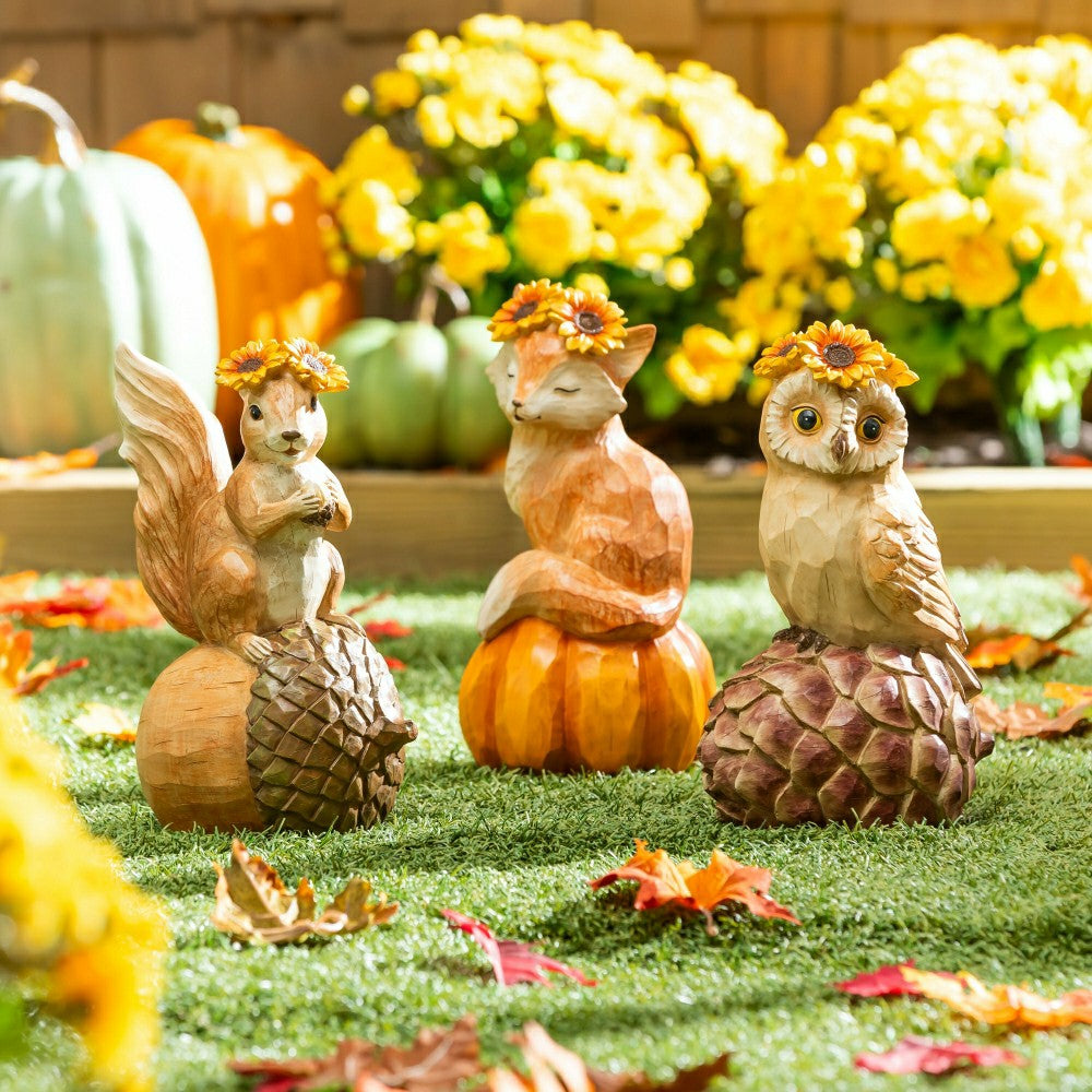 Harvest Fox Animal Statue | Plow & Hearth