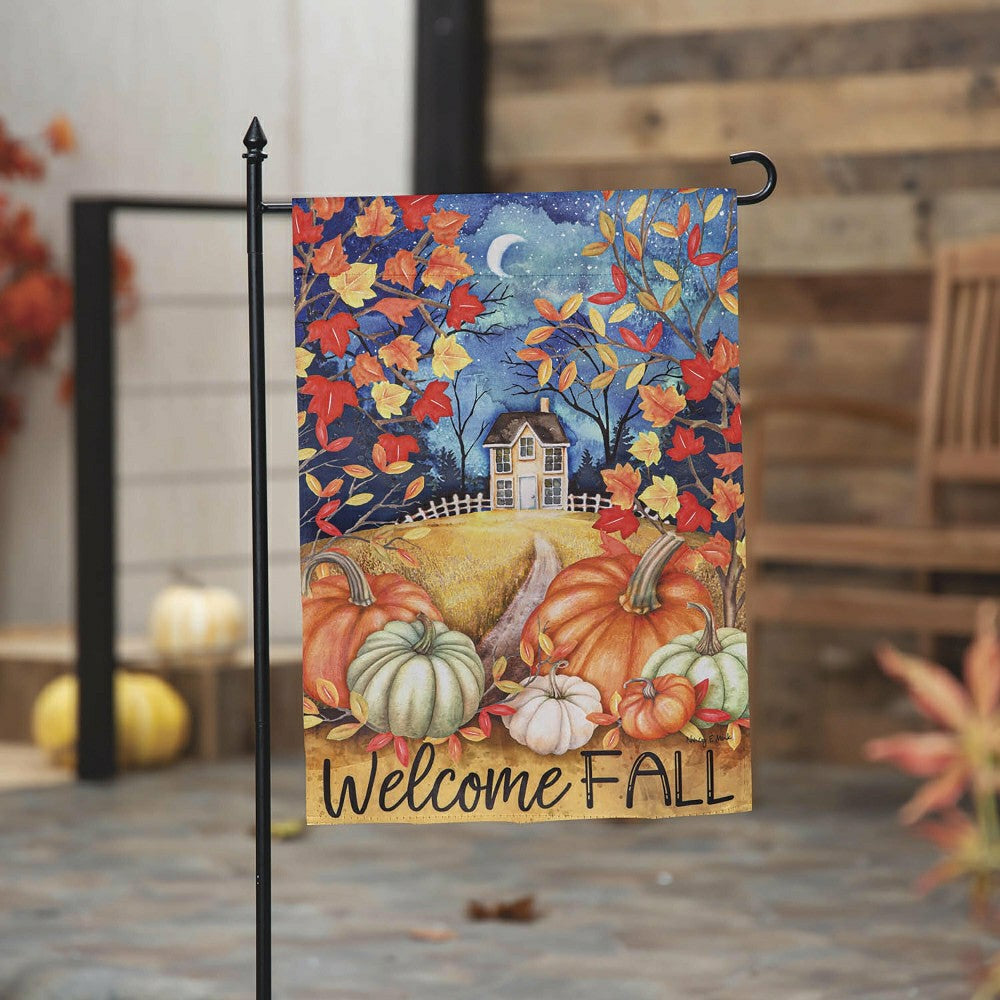 Alive in Fall Suede Garden Flags | Plow & Hearth