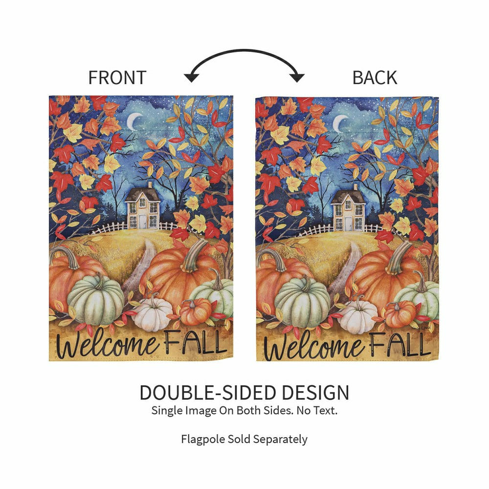 Alive in Fall Suede Garden Flags | Plow & Hearth