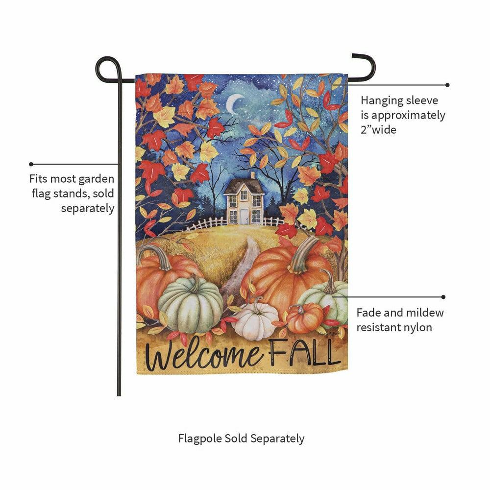 Alive in Fall Suede Garden Flags | Plow & Hearth