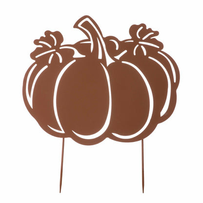 Rustic Metal Pumpkin Stake | Plow & Hearth