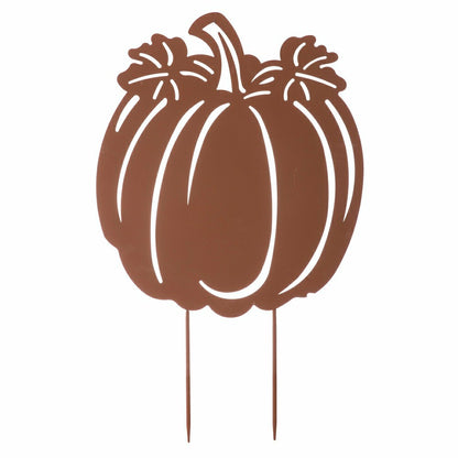 Rustic Metal Pumpkin Stake | Plow & Hearth