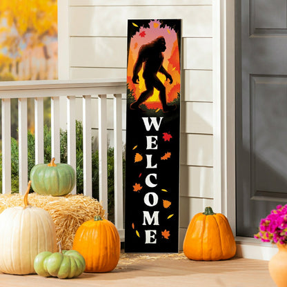 Harvest Bigfoot Single sided Leaner, "Welcome", 46"H | Plow & Hearth